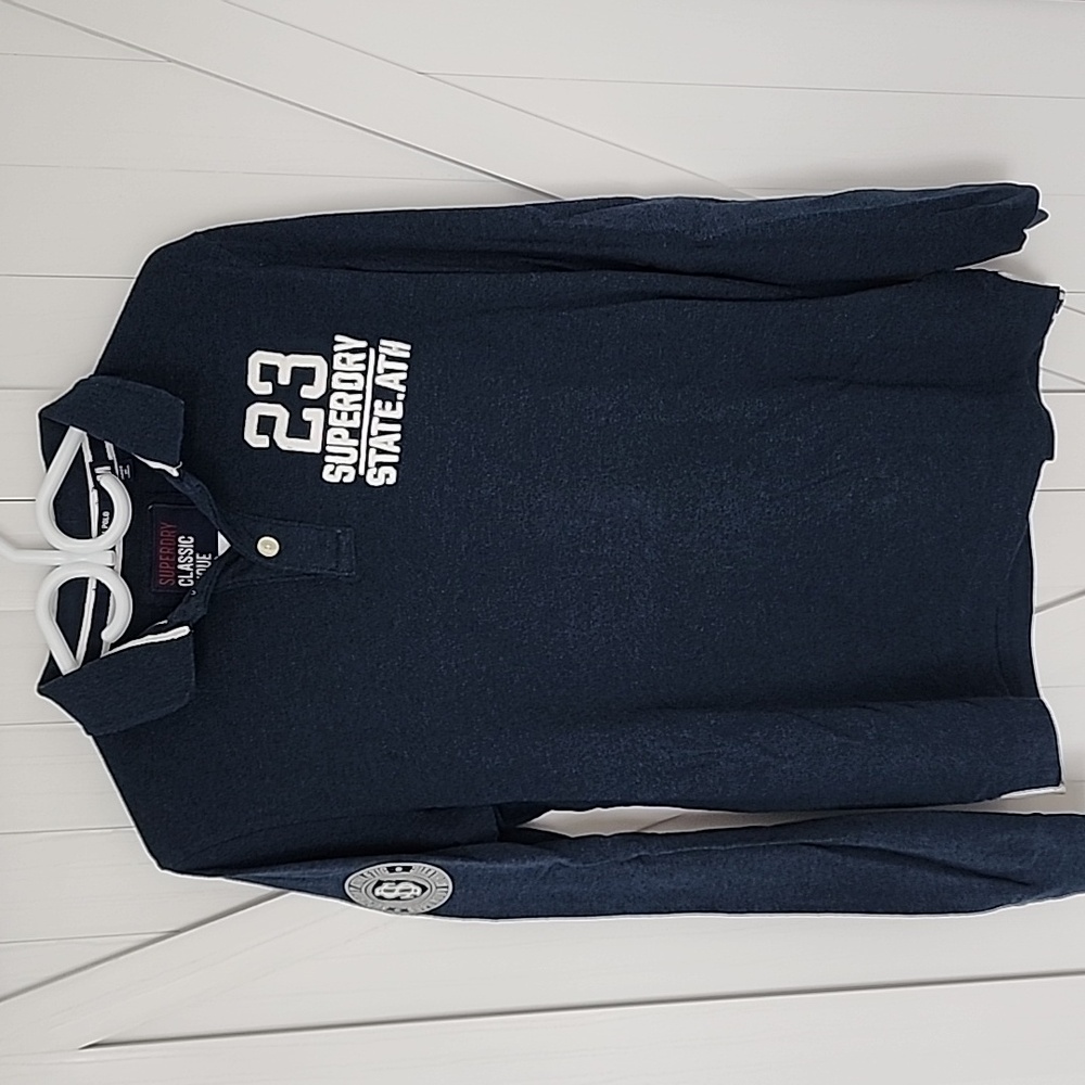NWOT - Superdry long sleeve polo sweater